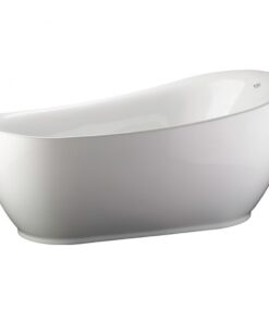 Bồn tắm đặt sàn Cotto BT267PP(H) WH lập thể 1.8m