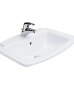Chậu rửa mặt lavabo COTTO C0110 Âm bàn dương vành