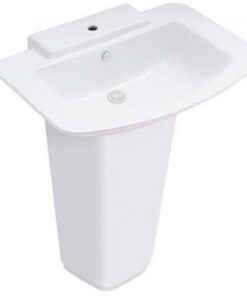 Chậu rửa mặt lavabo COTTO C01467/C4116 treo tường chân dài