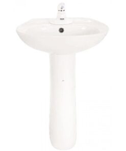 Chậu rửa mặt lavabo Hảo Cảnh HC C01 chân dài đứng