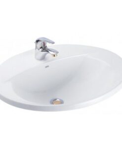 Chậu rửa mặt lavabo COTTO C02607 dương vành bàn đá
