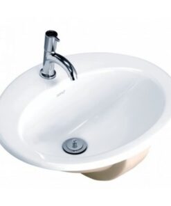 Chậu rửa mặt lavabo COTTO C029 âm bàn dương vành