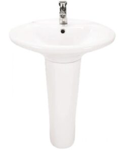 Chậu rửa mặt lavabo Hảo Cảnh HC C09 chân dài đứng