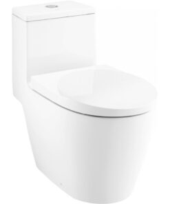Bồn cầu COTTO C100207 - Xí bệt bàn cầu 1 khối Oval