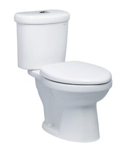 Bồn cầu Caesar CD1338 thùng T1238-pw nắp thường - Xí bệt vệ sinh 2 khối