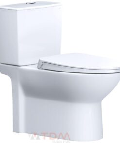 Bồn cầu Caesar CD1340 thùng T1140-pw - Xí bệt bàn cầu vệ sinh 2 khối