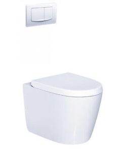 Bồn cầu treo tường Caesar CPT1505 (CPT1503) bàn cầu két âm tường