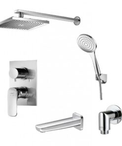 Bộ vòi hoa sen Cotto CT2244A/Z95(HM)/ZH011(HM)/CT617 âm tường nóng lạnh