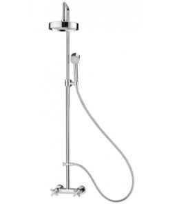 Vòi sen cây COTTO CT276C16WS dòng Cross nóng lạnh