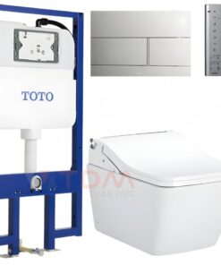 Bồn Cầu TOTO CW522EA/TCF804C2Z/WH172AAT/MB171M#SS Nắp Điện Tử Treo Tường