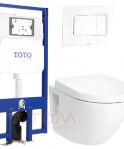 Bồn Cầu TOTO CW762/TC384CVK#W/MB170P/WH171A Treo Tường