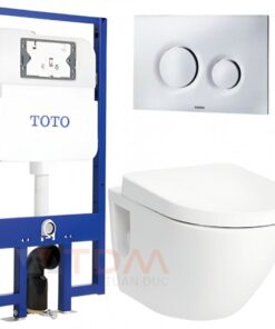 Bồn Cầu TOTO CW762/TC384CVK/WH172A/MB174P#SS Treo Tường