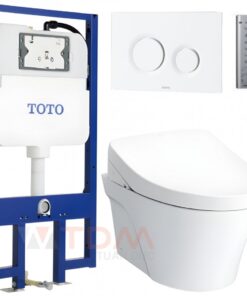 Bồn cầu treo tường TOTO CW822REA/MB174P#WH/WH172AAT/TCF4911EZ nắp rửa tự động treo tường