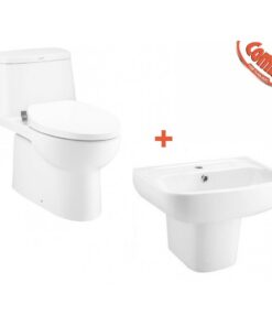 Combo Cotto 3 trọn bộ bồn cầu kết hợp lavabo C1142 + C0141/C4241