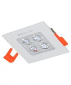 Đèn led âm trần chiếu điểm Duhal DFC0103 10W vuông trắng