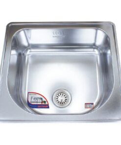 Chậu rửa chén bát Đại Thành DX41003 (ĐT93) - Bồn inox 635 x 580 sus 304 1 hộc