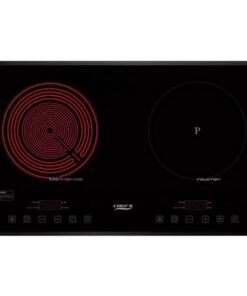 Bếp điện từ Chefs EH-MIX321 mặt kính âm 2 vùng nấu kết hợp