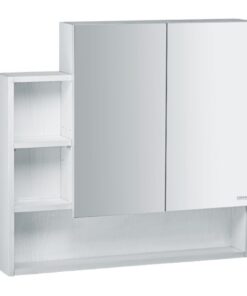 Tủ gương treo phòng tắm CAESAR EM0180V màu trắng