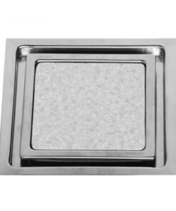 Phễu thoát sàn nước Caesar F2060 (Ø60) kết hợp gạch men 200x200mm