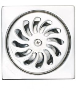Phểu thoát sàn nước Caesar F2222 (Ø60) inox 304 90x90mm