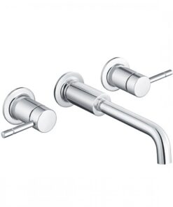 Vòi chậu rửa mặt lavabo Moen GNT69128 nóng lạnh 3 lỗ gắn tường