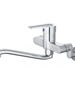 Vòi rửa chén bát Caesar K376C nóng lạnh gắn tường cho chậu bếp