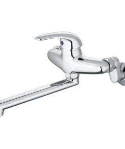 Vòi rửa chén bát Caesar K540C nóng lạnh gắn tường cho chậu bếp