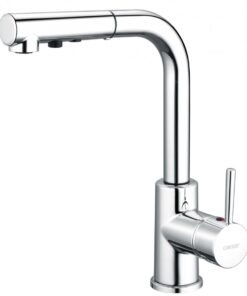 Vòi rửa chén bát Caesar K915C rút dây nóng lạnh