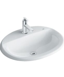 Chậu rửa mặt lavabo INAX L-2395 (L2395V) dương vành 575 x 455