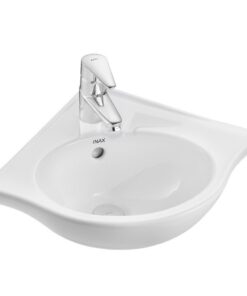 Chậu rửa lavabo góc Inax L-281V (L281V) treo tường 390 x 350 mm