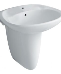 Bộ chậu rửa mặt lavabo Inax L-284V/L-284VC (L284V+L284VC) treo tường chân ngắn