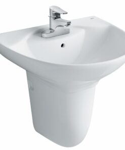 Bộ chậu rửa mặt lavabo Inax L-288V/L-288VC (L288V+L288VC) treo tường chân ngắn