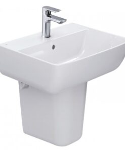 Bộ chậu rửa mặt lavabo Inax L-312V/L-298VC (L312V+L298VC) treo tường chân ngắn