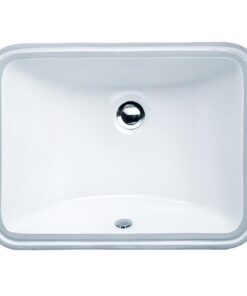 Chậu rửa mặt lavabo Caesar L5125 âm bàn đá chữ nhật