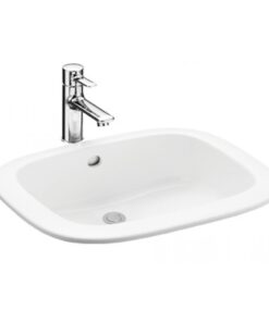 Chậu rửa mặt lavabo TOTO L763#XW dương vành bàn đá 530x450