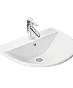 [HTK] Chậu rửa mặt lavabo TOTO L946CR dương vành bàn đá 580x480mm