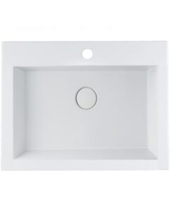 Chậu rửa mặt lavabo Caesar LF5017 dương bàn đá chữ nhật