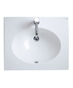 Chậu Rửa Lavabo CAESAR LF5024 Treo Tường - Đặt Bàn 600x500 mm - Tuấn Đức