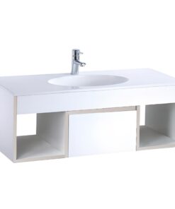 Bộ tủ chậu rửa mặt lavabo Caesar LF5028/EH05028DDV liền bàn