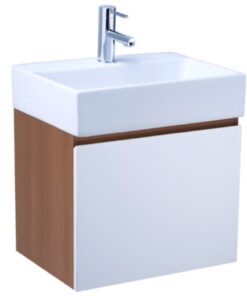 Bộ Tủ Lavabo Caesar LF5259/EH05259AWV Vân Gỗ Treo Tường