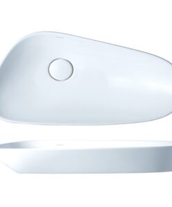 Chậu rửa lavabo Caesar LF5260 đặt bàn đá 640x340 mm
