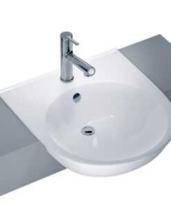 Chậu rửa mặt lavabo Caesar LF5302 bán âm bàn đá