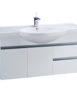 Bộ tủ chậu rửa mặt lavabo Caesar LF5324/EH213V liền bàn