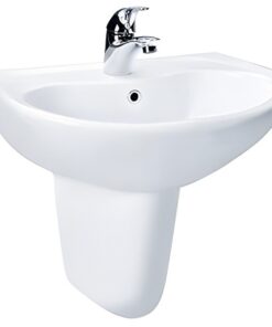 Bộ chậu rửa mặt lavabo TOTO LHT240CS treo tường chân ngắn