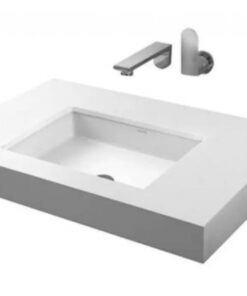 Chậu rửa mặt lavabo TOTO LT1515#XW âm bàn đá 570x430 mm