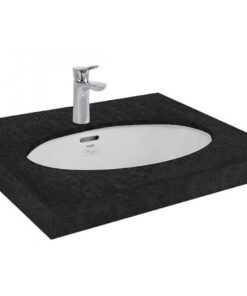Chậu rửa mặt lavabo TOTO LT548#XW âm bàn đá oval 600x420 mm