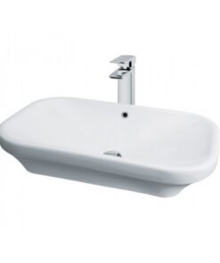 Chậu rửa mặt lavabo TOTO LW630JW đặt bàn đá 600 x 370mm