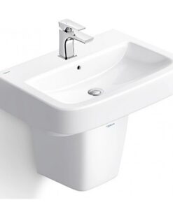 Chậu rửa mặt lavabo Viglacera V50 (CD50) treo tường chân ngắn