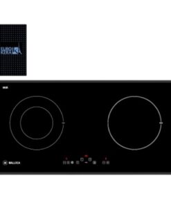 Bếp điện từ Malloca MH02IRSB (MH-02IR SB) mặt kính âm kết hợp