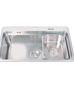 Chậu Rửa Chén Bát Malloca MS1022D (MS 1022D) Inox 304 1 Học Kèm Rổ